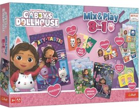 Sada her Mix&Play 8v1 Gábinin kouzelný domek