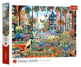 Puzzle Květinářství v Amsterdamu