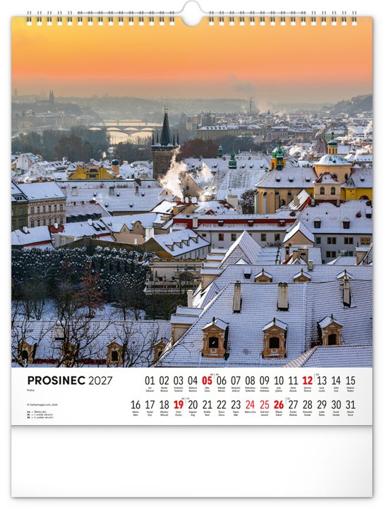 Česká republika 2027 - nástěnný kalendář