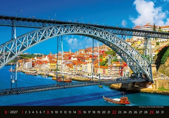 Bridges 2027 - nástěnný kalendář