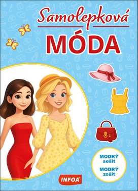 Samolepková móda Modrý sešit