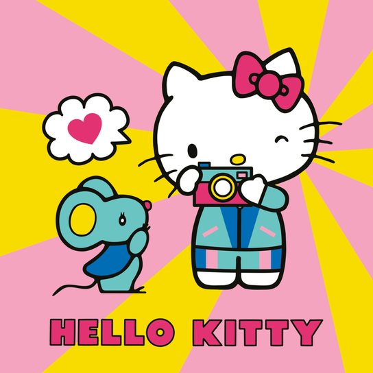 Poznámkový kalendář Hello Kitty 2027 - nástěnný kalendář