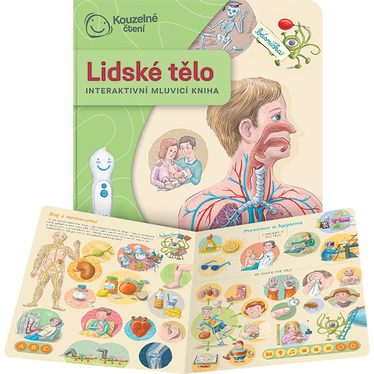 Elektronická Albi tužka s knihou Lidské tělo