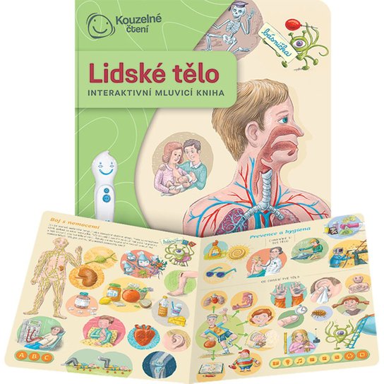 Elektronická Albi tužka s knihou Lidské tělo