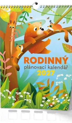 Rodinný plánovací kalendář 2027 - nástěnný kalendář