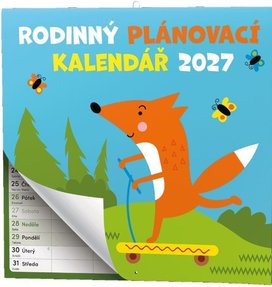 Rodinný plánovací kalendář 2027 - nástěnný kalendář