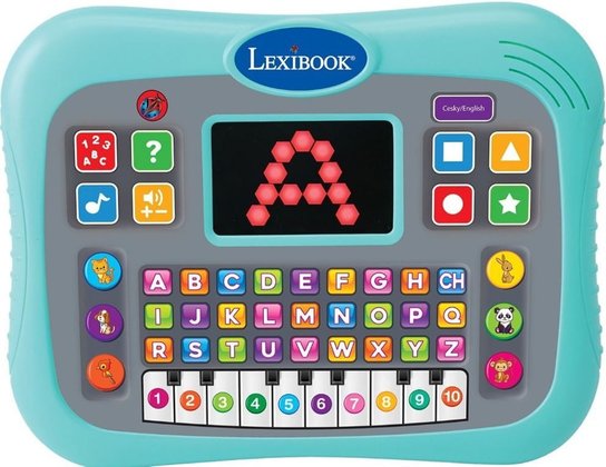 Lexibook česko-anglický výukový tablet ABC