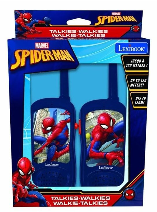 Lexibook vysílačky Spiderman s dosahem 120 m