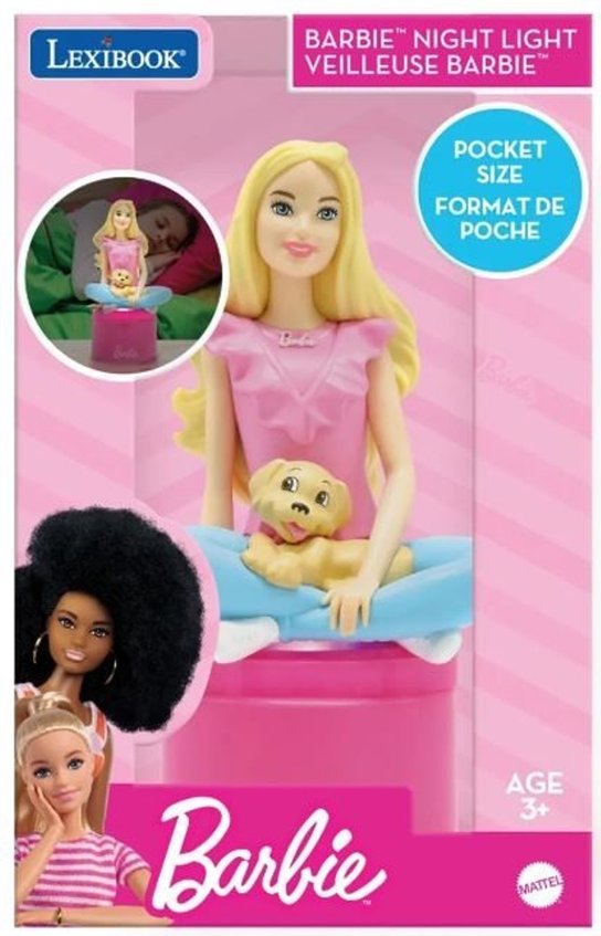 Lexibook kapesní lampička 3D Barbie