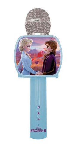 Lexibook bezdrátový karaoke mikrofon Frozen s držákem na telefon