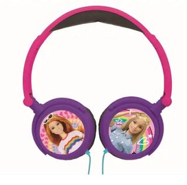 Lexibook skládací drátová sluchátka Barbie s limitem hlasitosti
