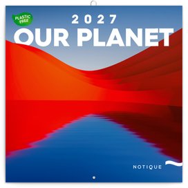 Poznámkový kalendář Naše Planeta 2027 - nástěnný kalendář