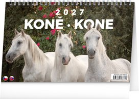 Koně 2027 - stolní kalendář