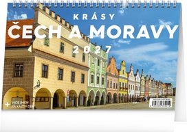 Krásy Čech a Moravy 2027 - stolní kalendář