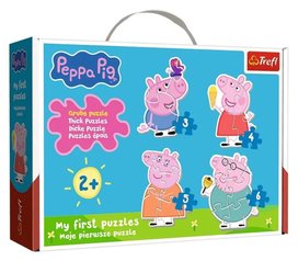Baby puzzle Prasátko Peppa 4v1