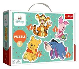 Baby puzzle Medvídek Pú 4v1