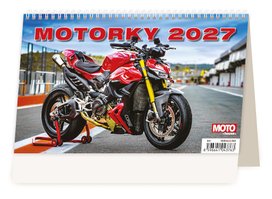 Motorky 2027 - stolní kalendář