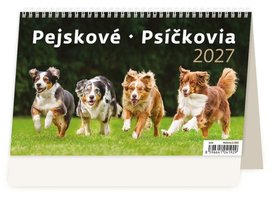 Pejskové 2027 - stolní kalendář