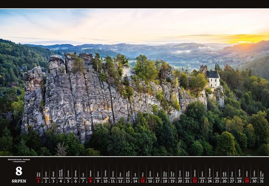 Panorama Česká republika 2027 - nástěnný kalendář