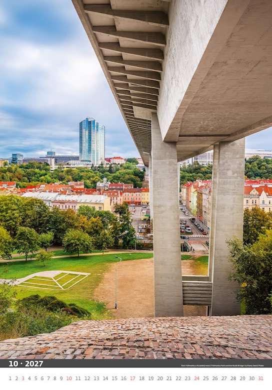 Praha 2027 - nástěnný kalendář
