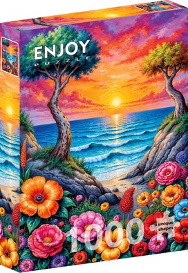 Puzzle Kvetoucí pobřeží 1000 dílků