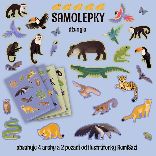 Samolepky džungle
