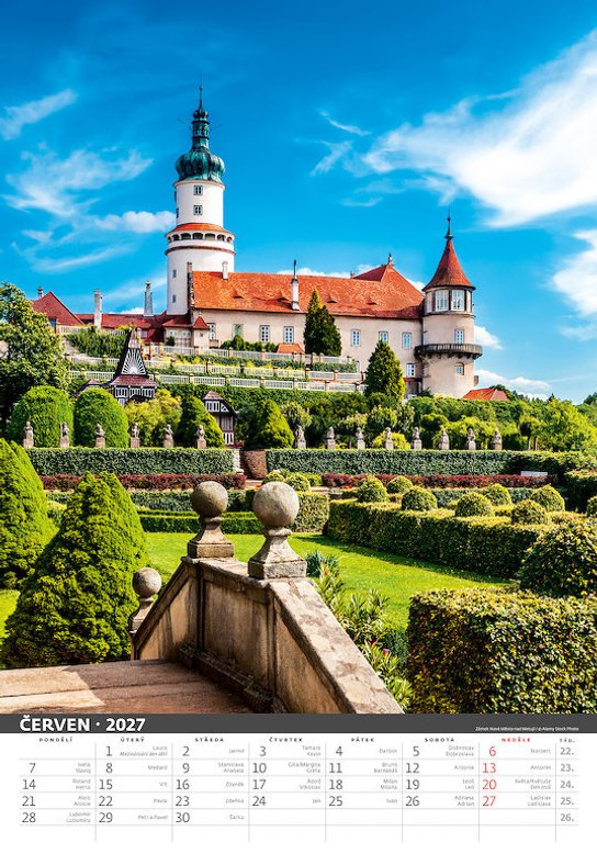 Nejkrásnější místa České republiky 2027 - nástěnný kalendář