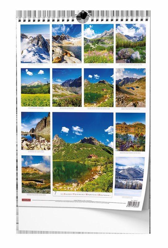 Tatry 2027 - nástěnný kalendář