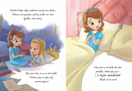 Sofie První - knížka Tajemná kletba, časopis + 2 dárky