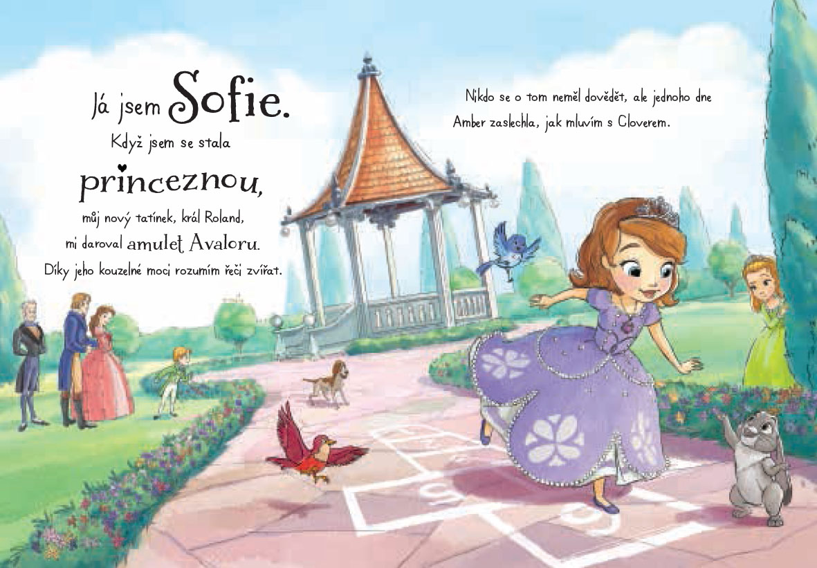 Sofie První - knížka Tajemná kletba, časopis + 2 dárky