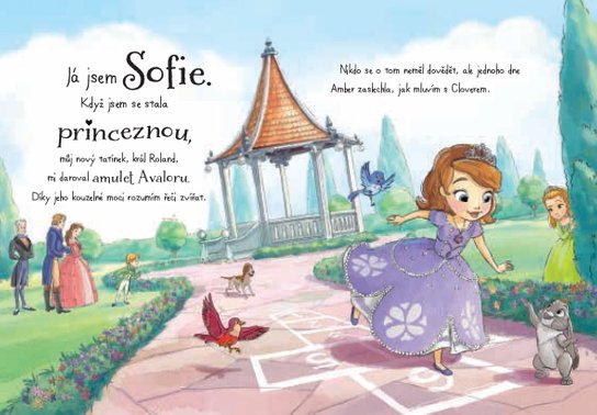 Sofie První - knížka Tajemná kletba, časopis + 2 dárky