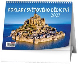 Poklady světového dědictví 2027 - stolní kalendář