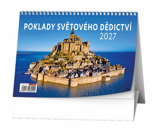 Poklady světového dědictví 2027 - stolní kalendář