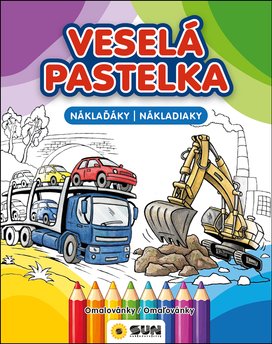 Veselá pastelka Náklaďáky/Nákladiaky