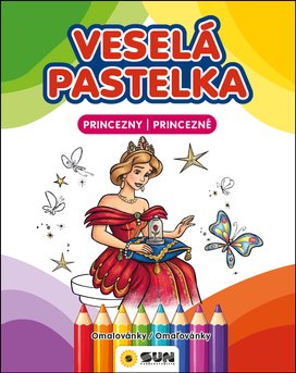 Veselá pastelka Princezny/Princezné