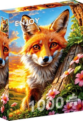 Puzzle Zvědavá liška 1000 dílků