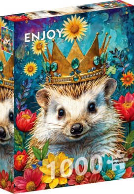 Puzzle Korunovaný ježek 1000 dílků