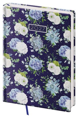 Denní diář 2027 A5 Vario Lyra Floral