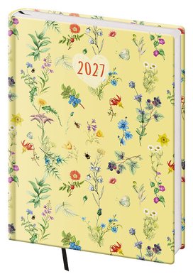 Diář denní 2027 B6 Vario Lyra Botanica