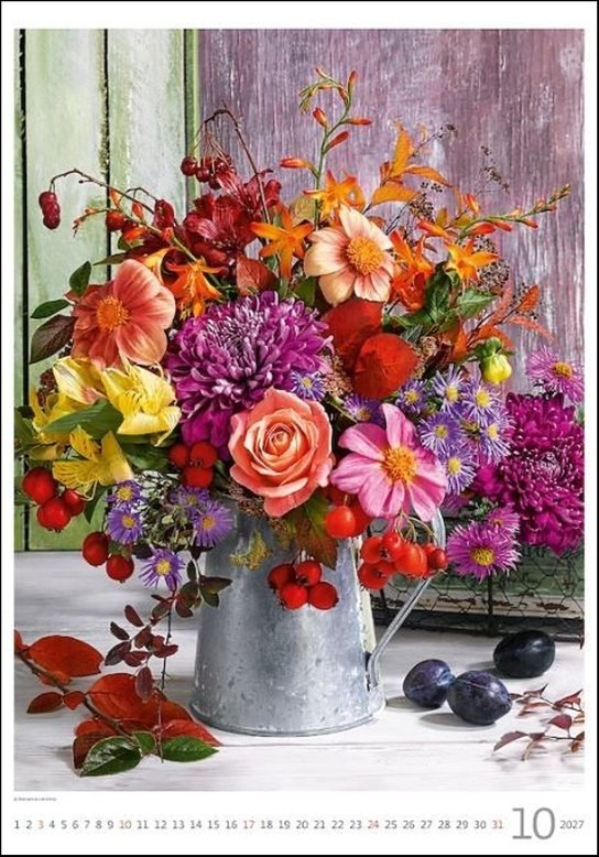 Magic Flowers 2027 - nástěnný kalendář