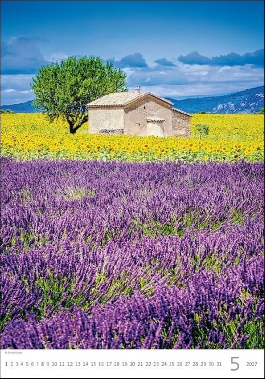 Provence 2027 - nástěnný kalendář