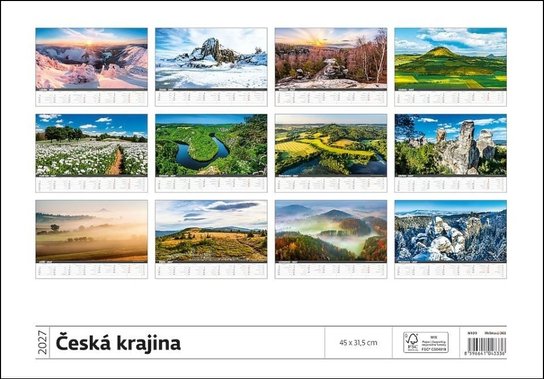 Česká krajina 2027 - nástěnný kalendář