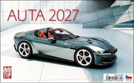 Auta 2027 - stolní kalendář