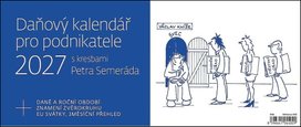 Daňový kalendář pro podnikatele 2027 - stolní kalendář