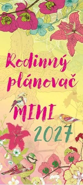 MINI rodinný plánovač 2027 - nástěnný kalendář