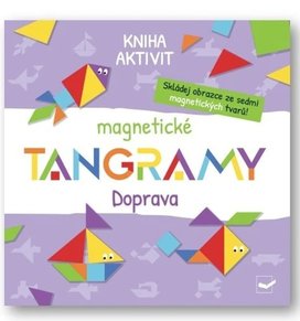 Kniha aktivit magnetické TANGRAMY Doprava