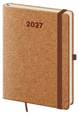 Týdenní diář 2027 A5 Cork s poutkem