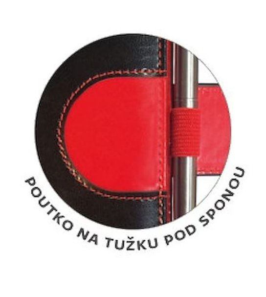 Týdenní diář 2027 A5 Flip Double Violet