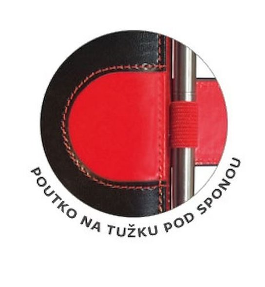 Týdenní diář 2027 A5 Flip hnědo/capuccinový