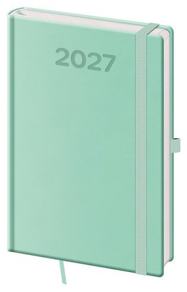 Týdenní diář 2027 A5 Print Pop světle zelený